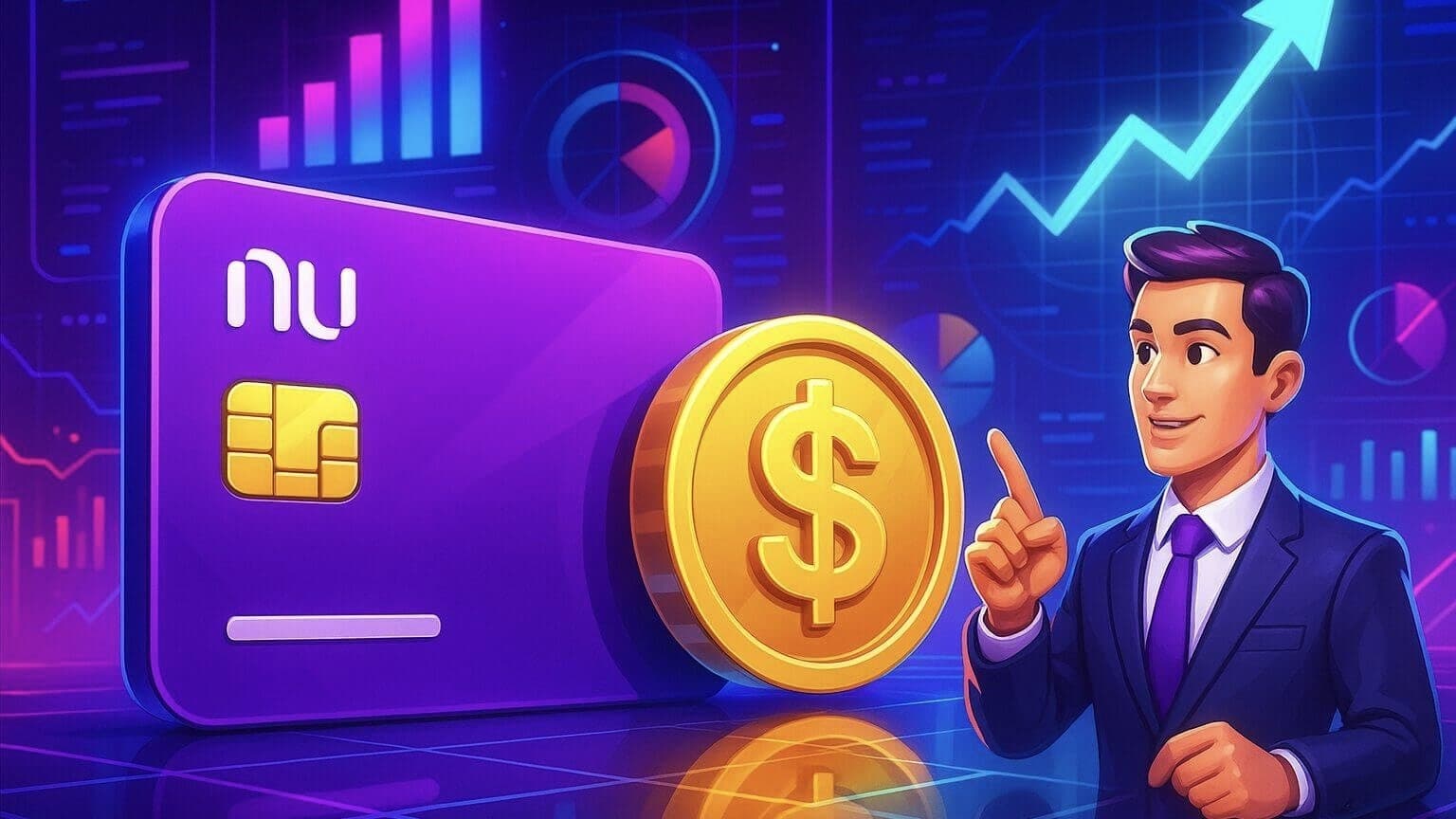 Nubank testa pagamentos com stablecoin por cartão