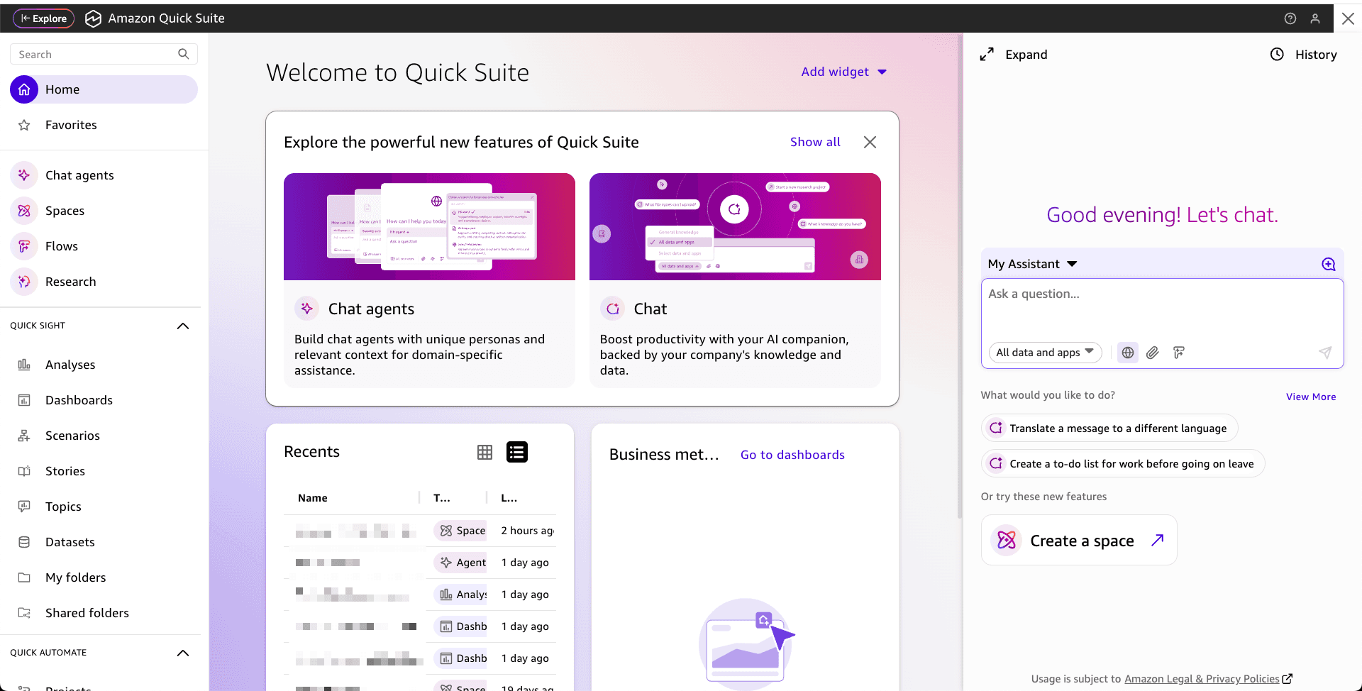 AWS amplia aposta em agentes de IA com Quick Suite
