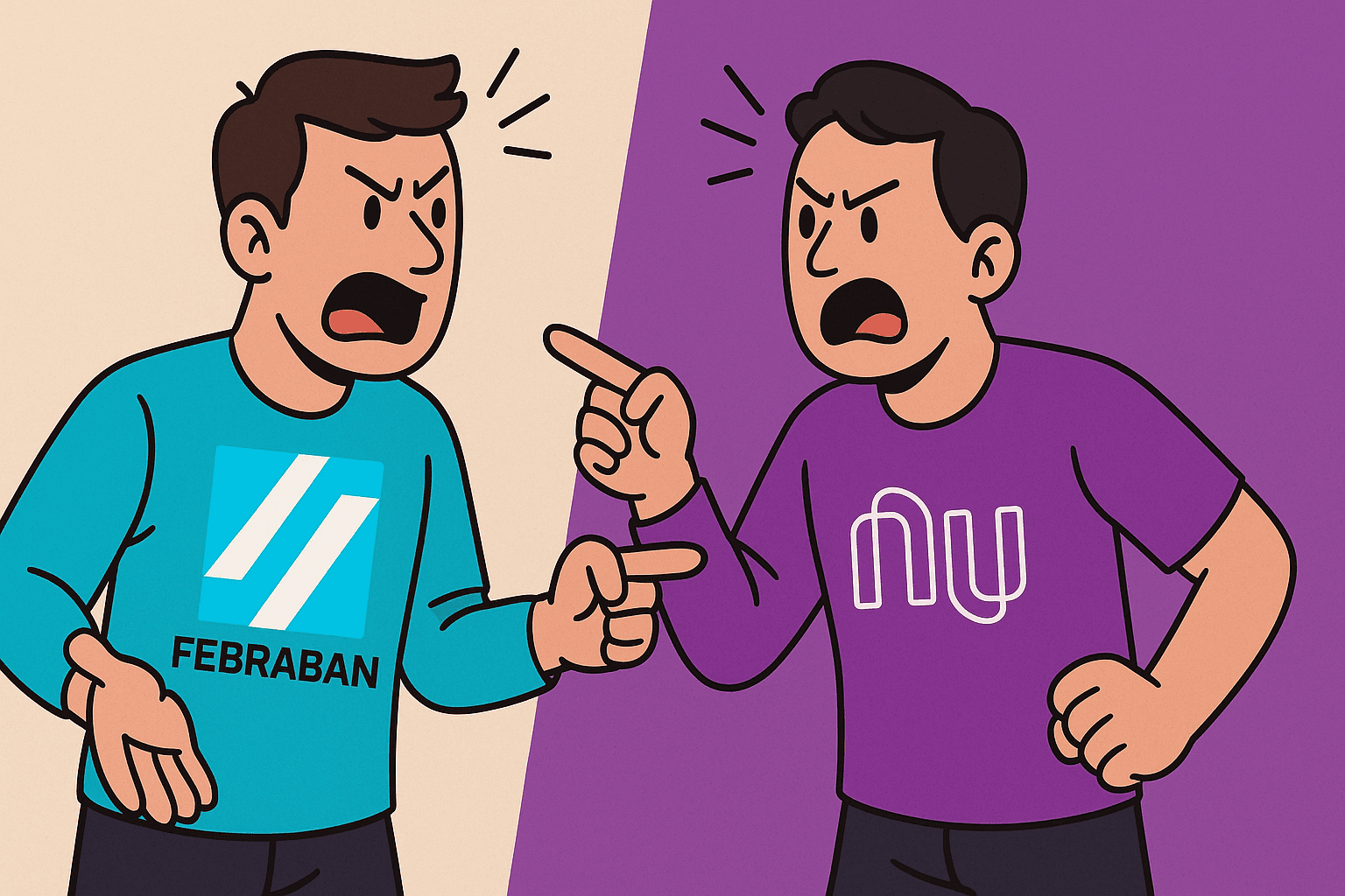 Nubank x Febraban: quem ganha a guerra da narrativa?