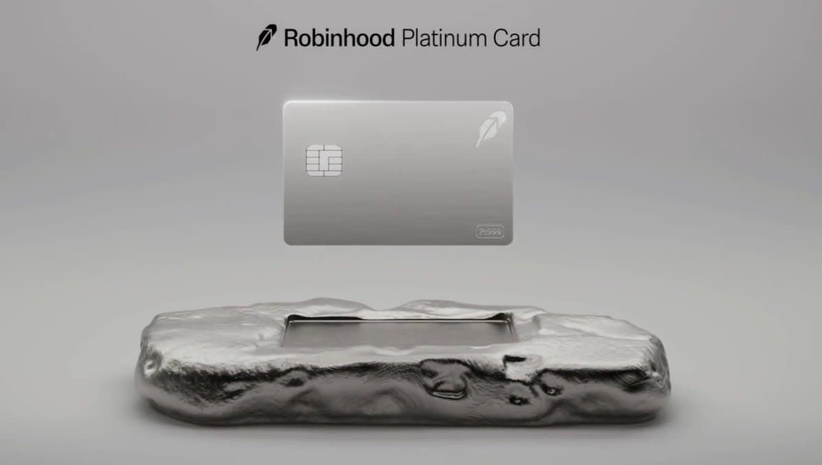 Robinhood lança cartão premium de US$ 695 ao ano