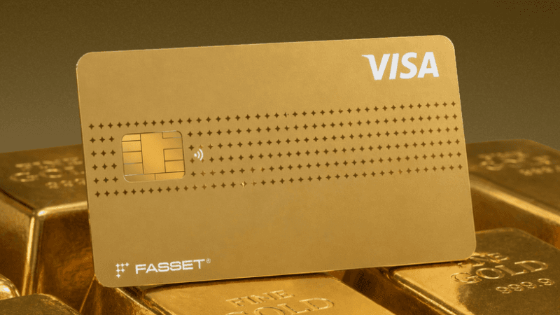 Tether e Fasset lançam cartão Visa com cashback em ouro