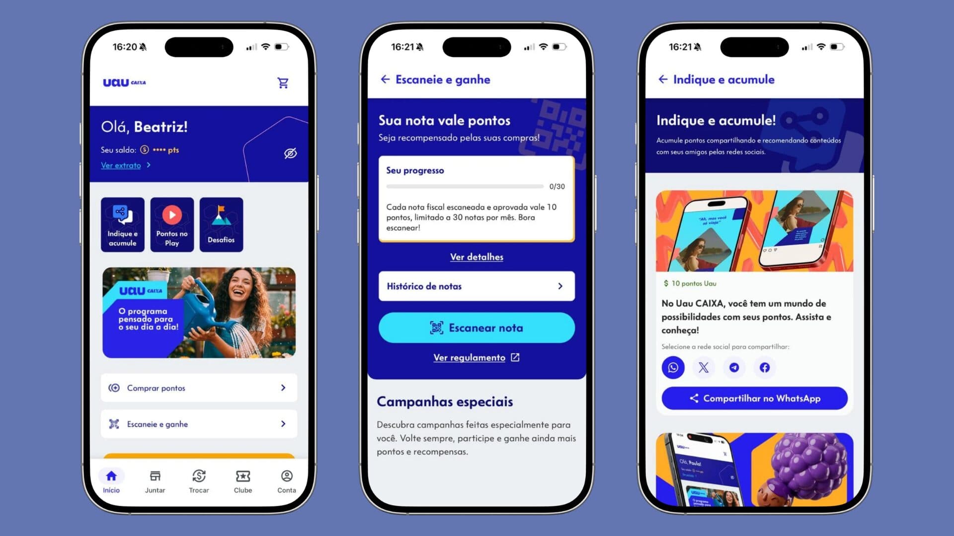 CAIXA lança app Uau com gamificação e pontos para aéreas