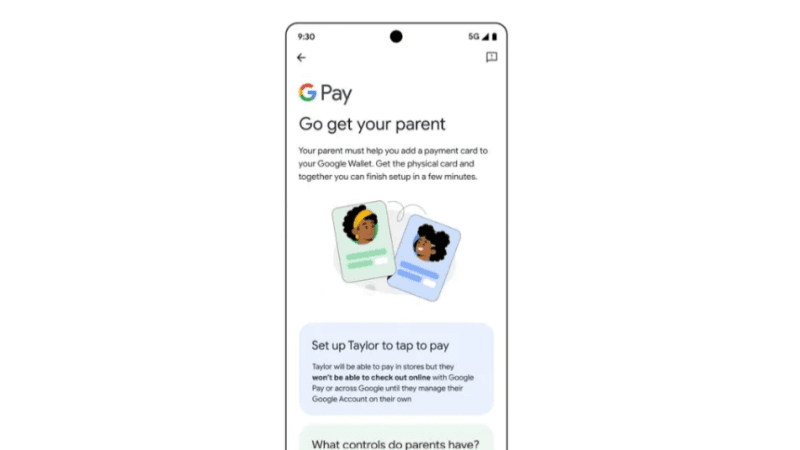 Google Wallet cria mesada digital para filhos nos EUA
